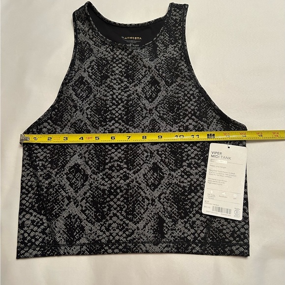 Athleta Viper Midi Tank Size XS Black NWT - Picture 3 of 9